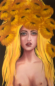 Sunflower Love - 36x24"